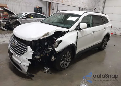 2017 Hyundai Santa Fe Se from USA, damaged, VIN KM8SMDHF0HU183347